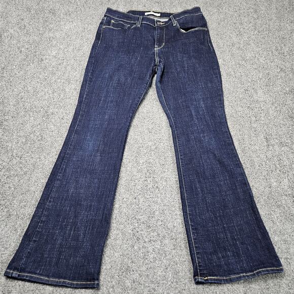 Levis Jeans Classic Bootcut Size 10 (31x31) Blue Denim Mid Rise Stretch - Picture 1 of 9